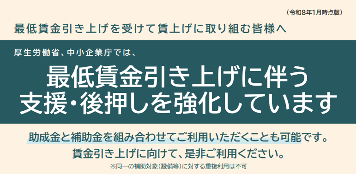 賃金向上に関する支援策について